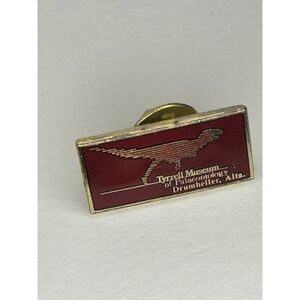 VTG Tyrell Museum of Palaeontology Drumheller Alberta‎ Vintage Lapel Pin